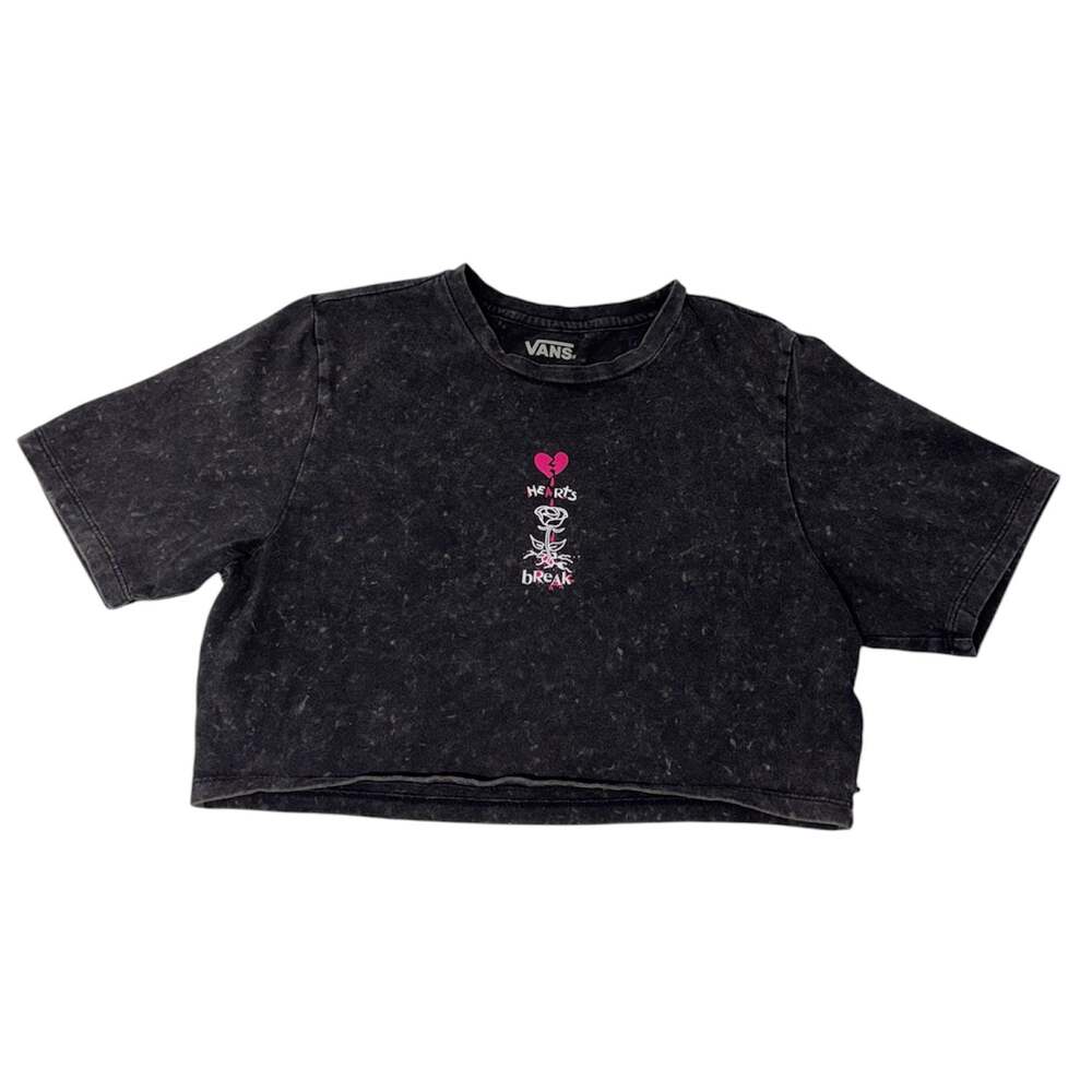 Vans Heartbreaker Crew Crop II Black T-Shirt